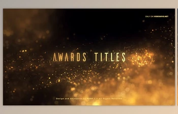 Download Golden <span class='badge badge-warning'>Glitter</span> Particles Titles (Videohive 25542712)