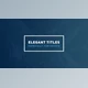 Download Elegant Titles 2 (Videohive 19175398)
