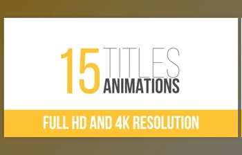 Download 15 <span class='badge badge-warning'>Title</span> Animations (Videohive 15782157)
