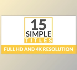 Download 15 Simple Titles (Videohive 18091214)