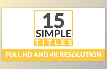 Download 15 <span class='badge badge-warning'>Simple</span> Titles (<span class='badge badge-warning'>Videohive</span> 18091214)