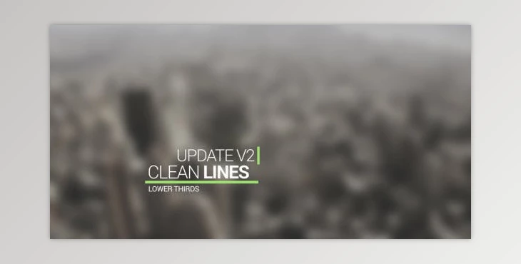 Download Clean Lines Lower Third (Videohive 10740623)