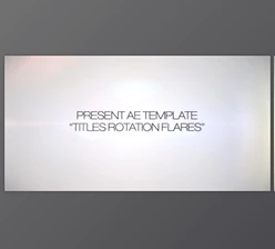 Download Titles Rotation Flare (Videohive 266634)