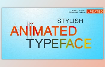 Download Stylish Animated <span class='badge badge-warning'>Typeface</span> (<span class='badge badge-warning'>Videohive</span> 6145345)