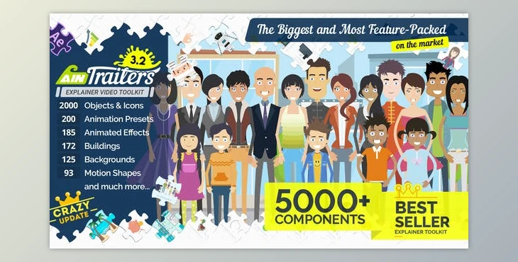 Download AinTrailers | Explainer Video Toolkit with Character Animation Builder (Videohive 18950108)