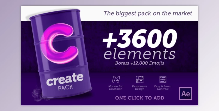 Download Videohive Create Pack v1.2 23938813