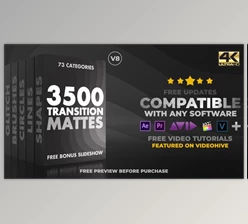 Download Ultimate Transition Mattes Pack v8 (Videohive 19336911)