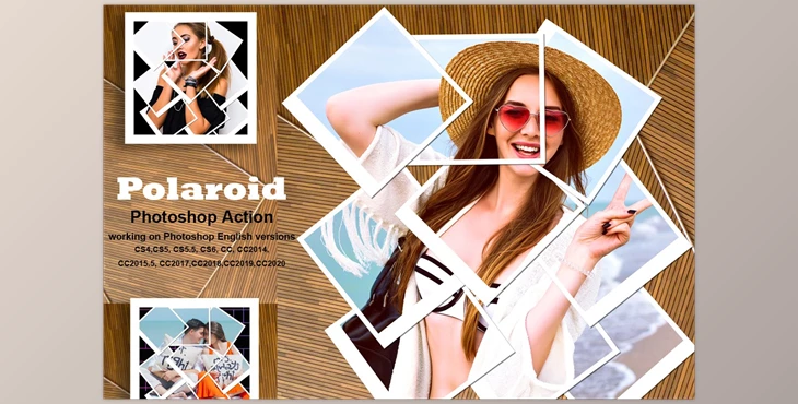 Download Polaroid Photoshop Action CreativeMarket-5487881