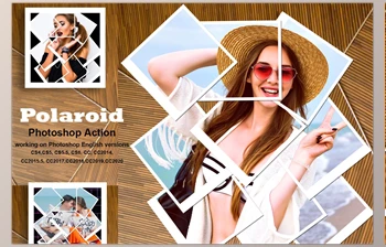 Download Polaroid <span class='badge badge-warning'>Photoshop</span> Action CreativeMarket-5487881