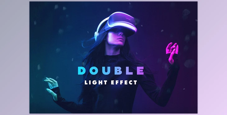 Download Double Light Photoshop Effect CreativeMarket-4974274