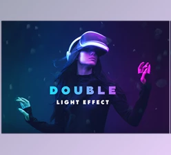 Download Double Light Photoshop Effect CreativeMarket-4974274
