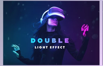 Download Double Light <span class='badge badge-warning'>Photoshop</span> Effect CreativeMarket-4974274