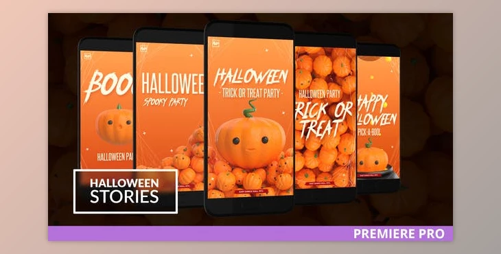Download Halloween Instagram Stories for Premiere (Videohive 28695969)