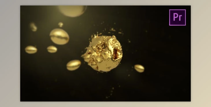 Download Golden Liquid Logo Revea - Premiere Pro (Videohive 23446908)