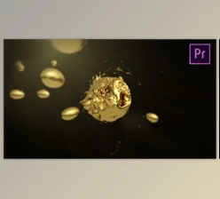 Download Golden Liquid Logo Revea - Premiere Pro (Videohive 23446908)