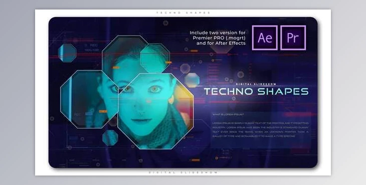 Download Techno Shapes Digital Slideshow (Videohive 28805782)