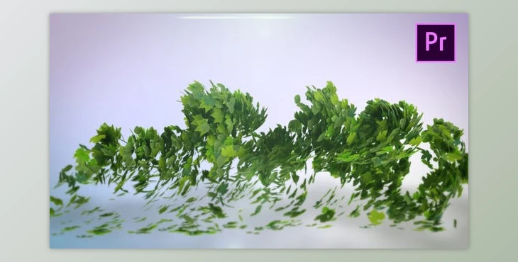 Download Flying Leaves Logo Reveal - Premiere Pro (Videohive 25159980)