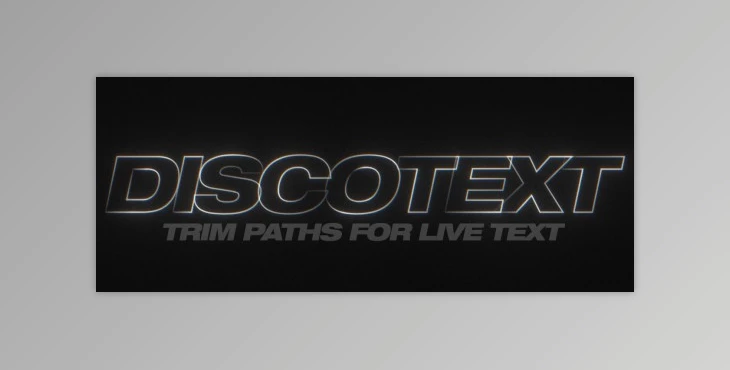 Aescripts - Download Discotext v1.2.6 (Win, Mac)