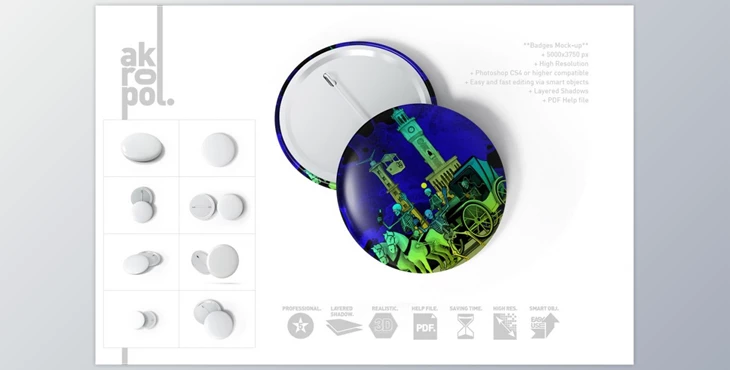 Download Badge Mock up CreativeMarket-4884892