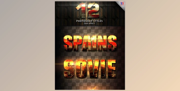 Download 12 Light Photoshop text Effect vol 18 GraphicRiver-28138244