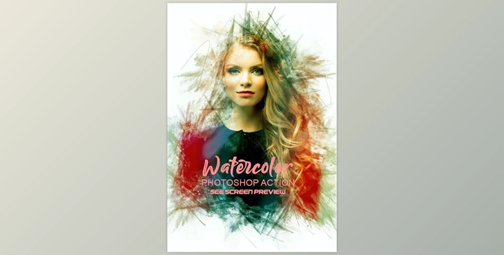 Download Watercolor Photoshop Action GraphicRiver-28081774