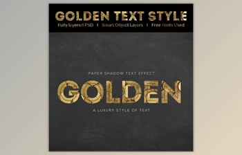 Download <span class='badge badge-warning'>Golden</span> Text Effect GraphicRiver-28076077