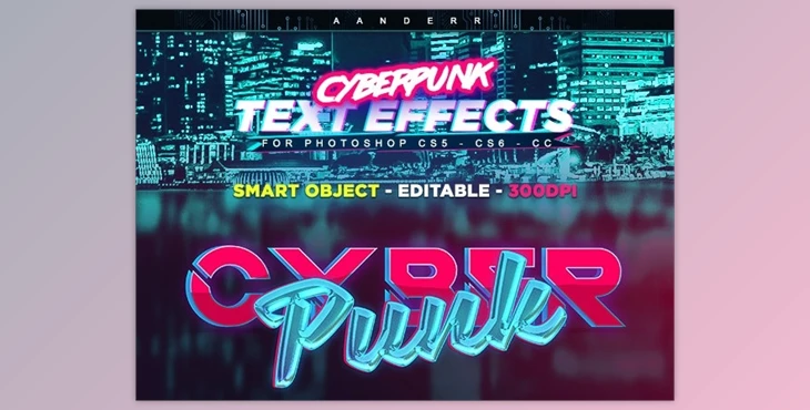 Download Cyberpunk Text Effects – GraphicRiver 21878876