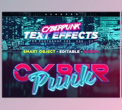 Download Cyberpunk Text Effects – GraphicRiver 21878876