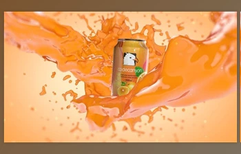 Download Orange Juice Splash With Can Element <span class='badge badge-warning'>3D</span> (Videohive 23485947)
