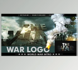 War Logo - Realistic Military Intro (Videohive 7725040)