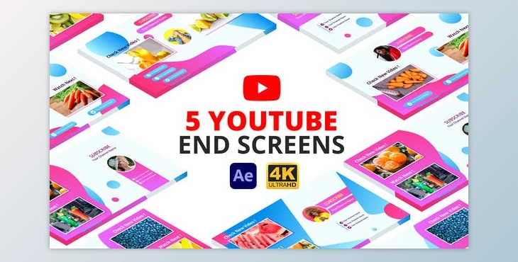 Download YouTube End Screens | After Effects (Videohive 29148812)