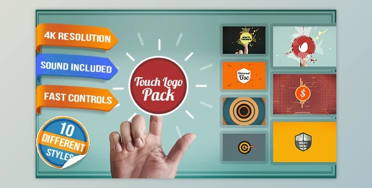 Download Touch Screen Logo Pack -Quick Simple (Videohive 10654045)
