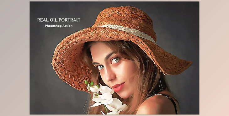 Download Real Oil Portrait Photoshop Action CreativeMarket-5080830