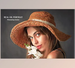 Download Real Oil Portrait Photoshop Action CreativeMarket-5080830