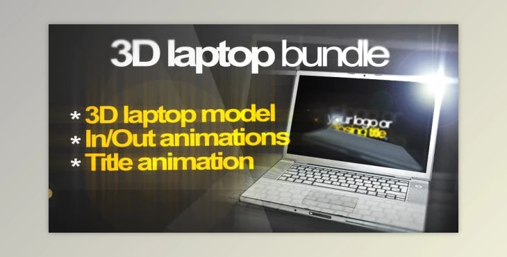 Download Videohive 3D Laptop animation bundle 57371
