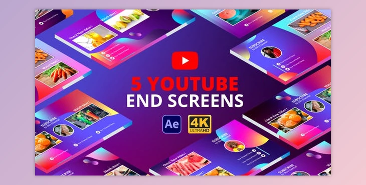 Download YouTube End Screens Vol.2 | After Effects (Videohive 29148818)