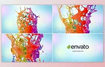 Download <span class='badge badge-warning'>Paints</span> Splash Logo (Videohive 22132218)
