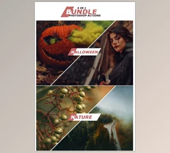 Download 4 IN 1 Photoshop Actions October Bundle 1 GraphicRiver-28998198