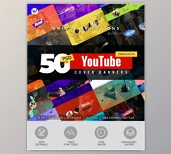 Download 50 YouTube Cover Banners GraphicRiver-28874565