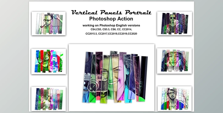 Download Vertical Panels Portrait PS Action CreativeMarket-5431017