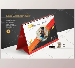 Download Desk Calendar 2021 V29 CreativeMarket-5451292 for PS