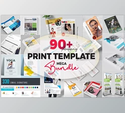 Download 90+ Print Templates Mega Bundle CreativeMarket-5193706 For PS