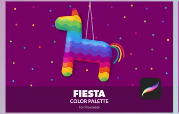 Download Fiesta <span class='badge badge-warning'>Procreate</span> Color Palette CreativeMarket-4940523