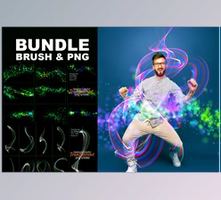 Download Bundle Brush and PNG Shape CreativeMarket-4969284 For PS