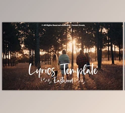Download Lyrics Template Eastwood (Videohive  28929217)