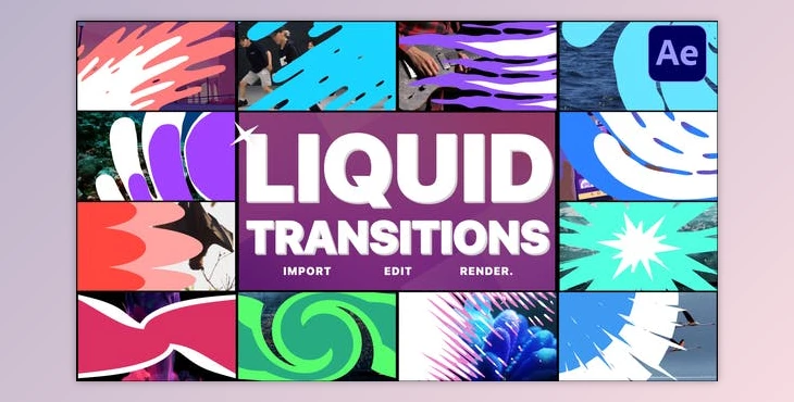 Download Liquid Transitions Pack 11 | After Effects (Videohive 29201003)