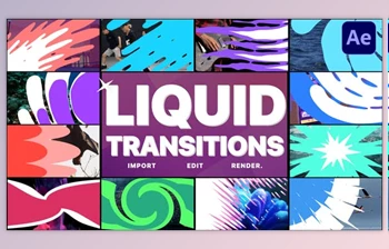 Download Liquid Transitions <span class='badge badge-warning'>Pack</span> 11 | After Effects (<span class='badge badge-warning'>Videohive</span> 29201003)