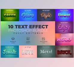 Download Photoshop Text Effect Bundle 10 in 1 CreativeMarket-4524356