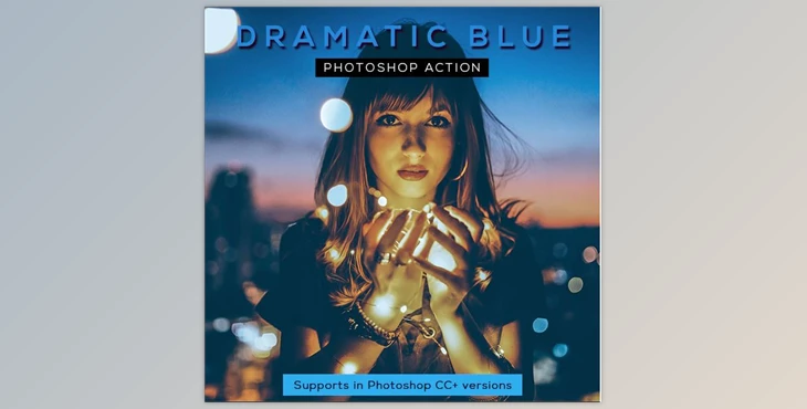 Download Dramatic Blue Photoshop Action GraphicRiver-28328629