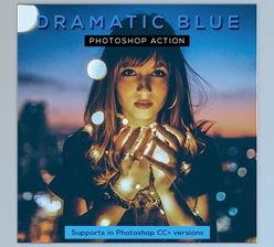 Download Dramatic Blue Photoshop Action GraphicRiver-28328629